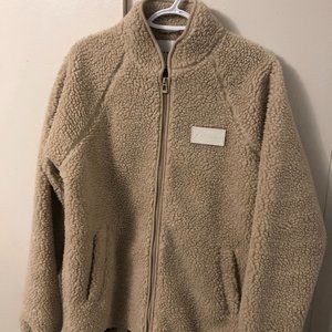 Light Brown Fur Zip-Up
